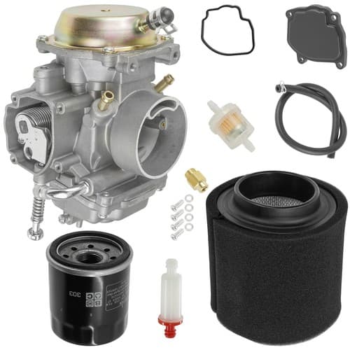Air & Fuel Filter With Carburetor For Polaris Hawkeye 300 2X4 4x4 2006-2010
