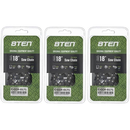 Chainsaw Chain 18 Inch .050 .325 74DL for Homelite 30 23RS74 20LPX074GE 3-Pack
