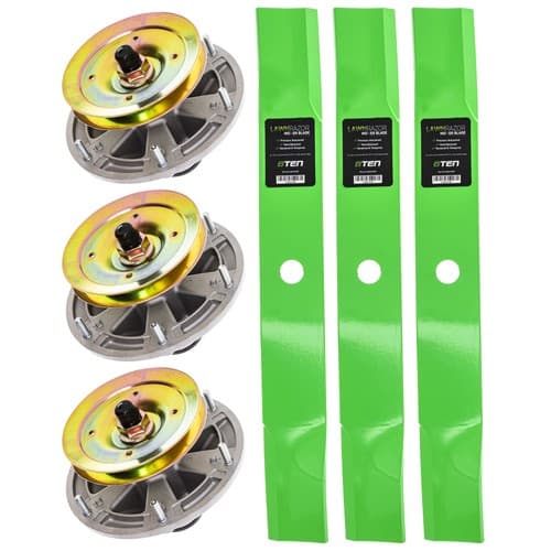 Spindle Medium Lift Blade Kit for John Deere 60 Inch Deck M665 667 667A 737 757