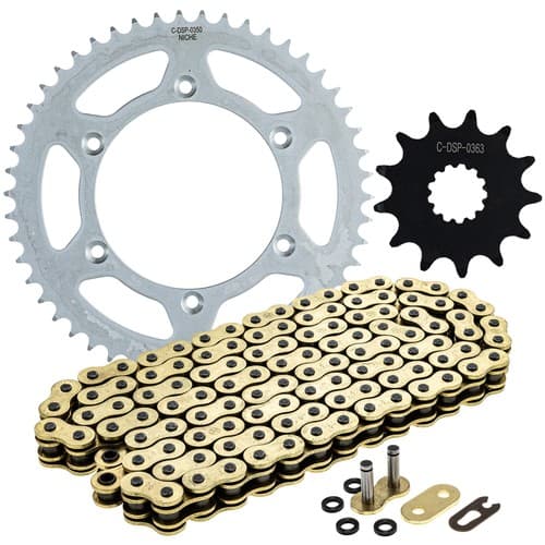 NICHE Sprocket Chain Set Yamaha WR450F YZ450FX 13/50 Tooth 520 X-Ring Front Rear