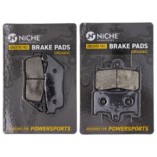 NICHE Brake Pad Set for Victory High Ball Vegas Kingpin Gunner Complete Organic