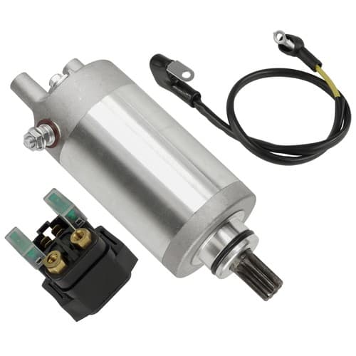 Starter & Relay Solenoid for Yamaha Big Bear 250 YFM25 2007 2008 2009 Atv New