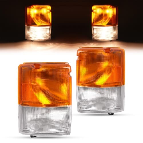 Pair For ISUZU NPR NQR GMC W Series Truck 1995-2006 Corner Turn Signal Light