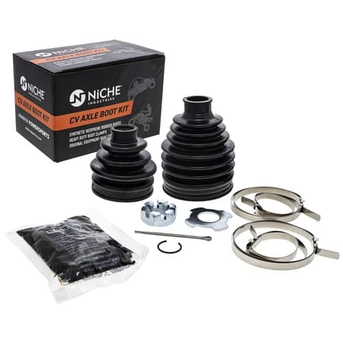 NICHE Front CV Axle Boot Kit for Suzuki King Quad 750 500 54931-31G21 ATV
