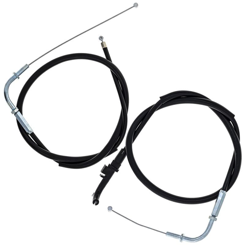 NICHE Push Pull Throttle Cable Set for Kawasaki Ninja ZX7R ZX750 54012-1506