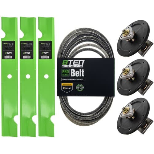 8TEN Blade Belt Spindle Kit for 52 Inch Toro Z Master Z500 105-7781-03 105-7790