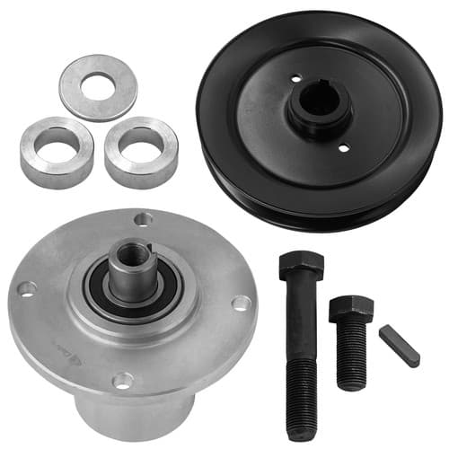 Spindle Short Shaft w/ Pulley for Bobcat BZT2000 BZT2190 BZT2230 BZT2230 BZT3310
