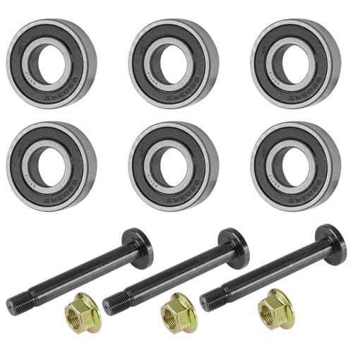 Spindle Shaft w/ Nut and Bearings For Toro SWX 4250 5000 5050 Riding Mower 3x