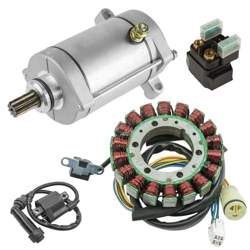 Stator for Yamaha Kodiak 400 2000-2006 Starter Solenoid Ignition Coil Atv
