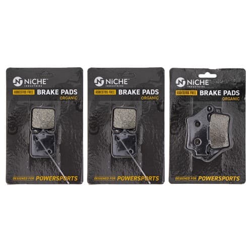 NICHE Brake Pad Set for BMW S1000R S1000RR 34117714800 Front Rear Organic