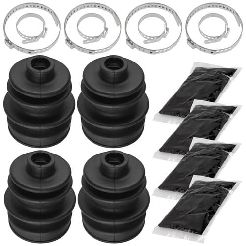 2 Rear Axle Inner Outer CV Boot Kit for Arctic Cat Prowler Xt 550 650 700 06-10