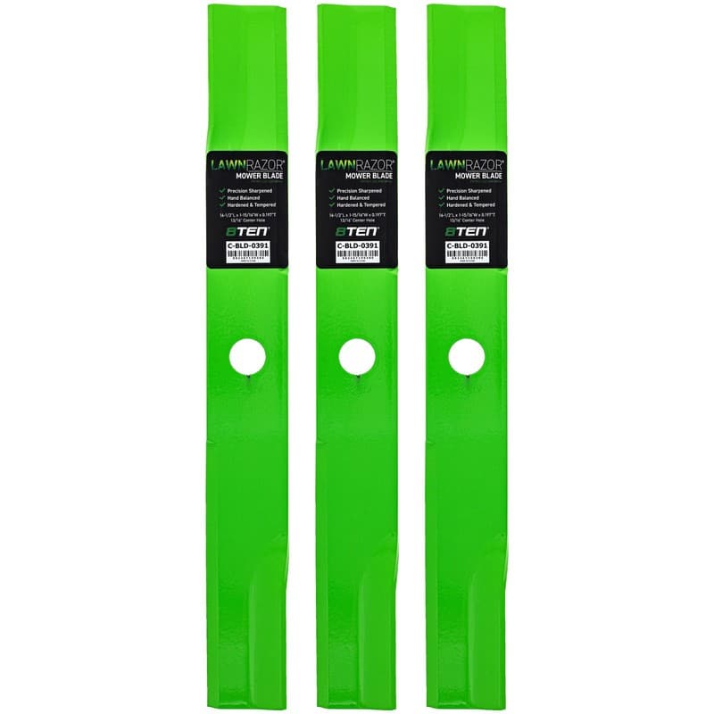 LawnRAZOR Mower Blade for Ferris ZTX 25 48-Inch Deck 1759055YP High Lift 3 Pack