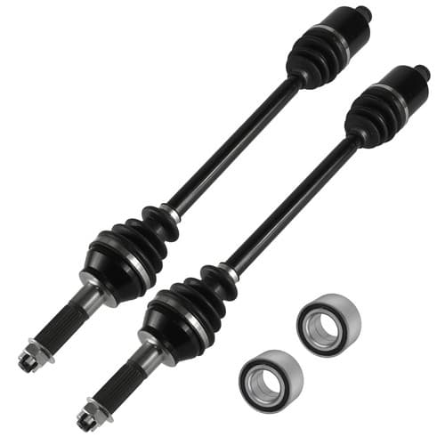Rear Left & Right CV Joint Axle W/ Bearing For Polaris 1333233 1590476 1333008