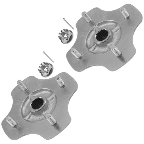 2 Rear Axle Wheel Hub W/Nut For Honda TRX420 FE TRX420FM Rancher 420 4X4 2007-13