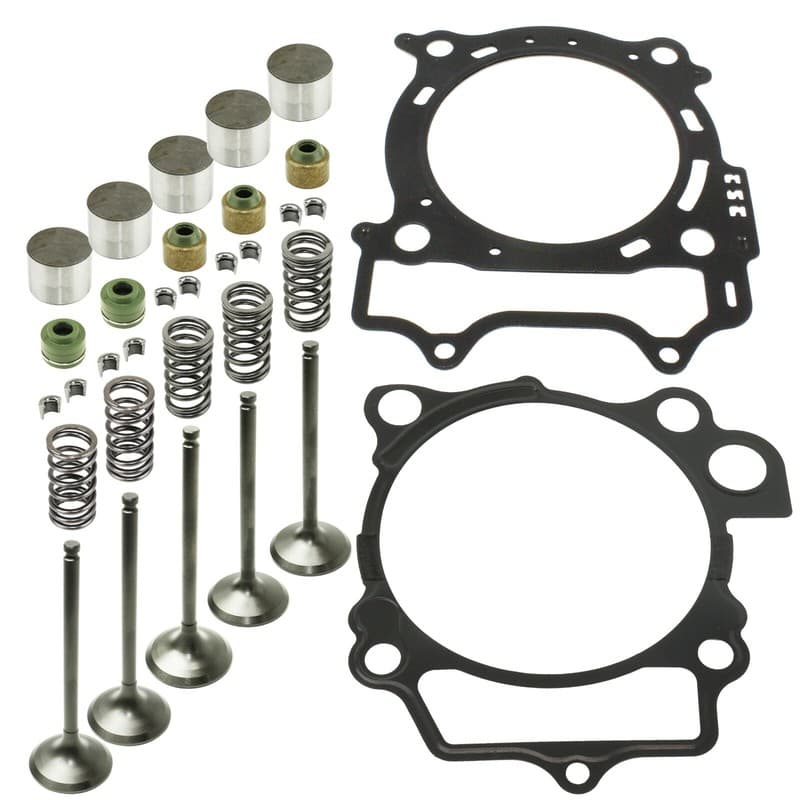 Cylinder Intake Exhaust Gasket Valve Kit for Yamaha YFZ450R YFZ450 2014-2026