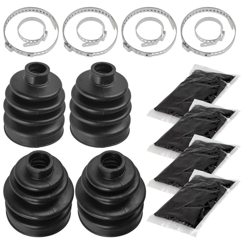 2 Front Axle Inner Outer CV Boot Kit for Yamaha Timberwolf 250 4X4 YFB250FW