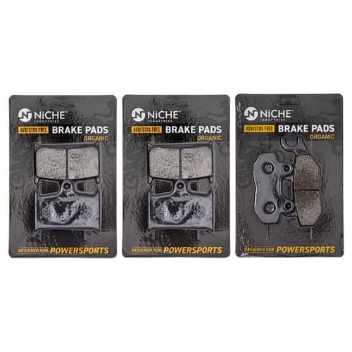 NICHE Brake Pad Set for Triumph Speed Triple Daytona Sprint Front Rear Organic