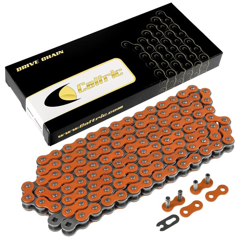 Caltric Orange Drive Chain for Honda XR200R 1981-2002