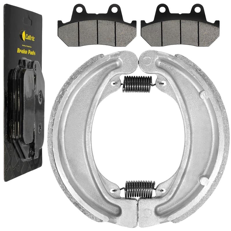 Front Brake Pads & Rear Brake Shoes for Honda VT500C Shadow 500 1983-1986