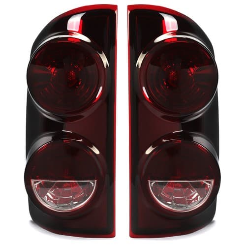 Red Smoke Tail Lights Brake Lamps For Dodge Ram 1500 07-09 2500 3500 07-08 LH+RH