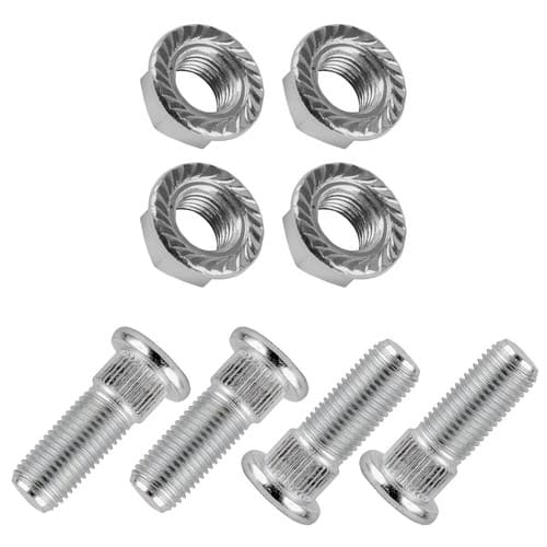 4x Front Rear Studs & Flange Nuts for Polaris Xplorer 400 400L1995 1999-02 3/8"