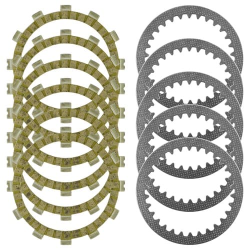 Clutch Friction Steel Plates For Suzuki LT-F160 1991-2001 / LT230E 1987-1993