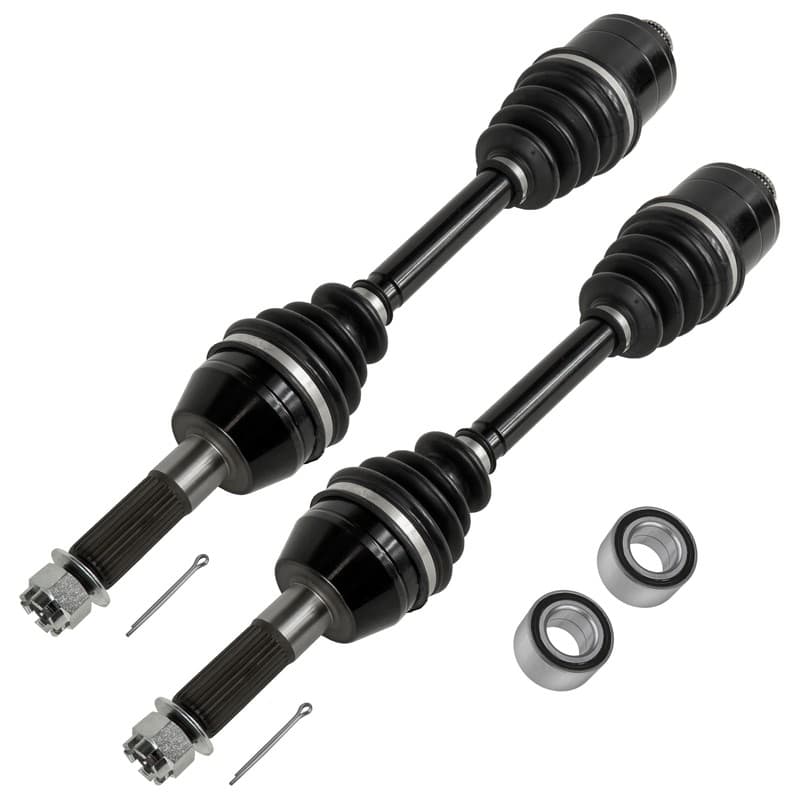Rear Left & Right CV Joint Axle W/ Bearing For Polaris Sportsman 700 EFI 2006-07