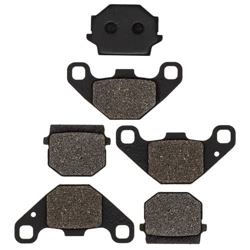 NICHE Brake Pad Kit Yamaha Grizzly 300 1SC-F5805 Front Rear Semi-Metallic