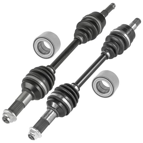 Front Left & Right CV Joint Axle & Bearing For Yamaha Grizzly 660 YFM660F 03-08