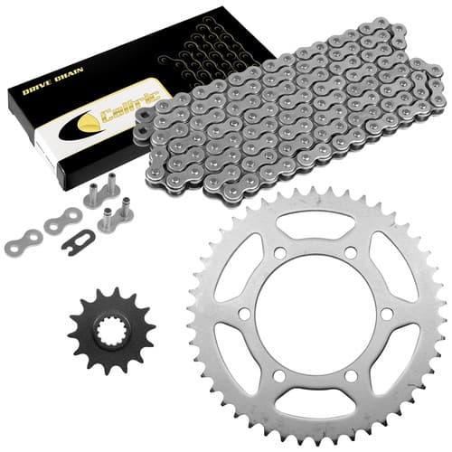 Caltric Drive Chain & Sprockets For Kawasaki  KLE300 Versys-X 300 2017-2023