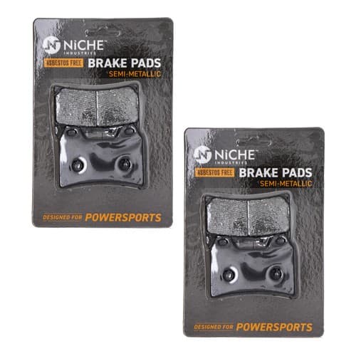 Brake Pad Set for BMW F800S F800R Ducati 998 Front Rear Semi-Metallic 2 Pack