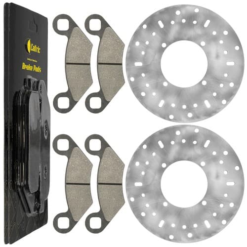 2 Front Brake Disc Rotor And Pads for Polaris Sportsman Sp 570 2015 2016-2018