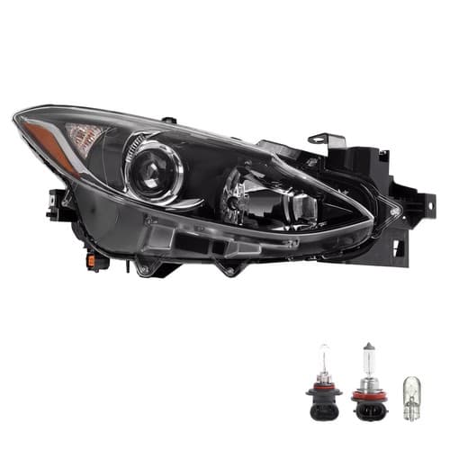 Right Side Turn Signal Light Projector Headlight Headlamp For Mazda 3 2014-2016