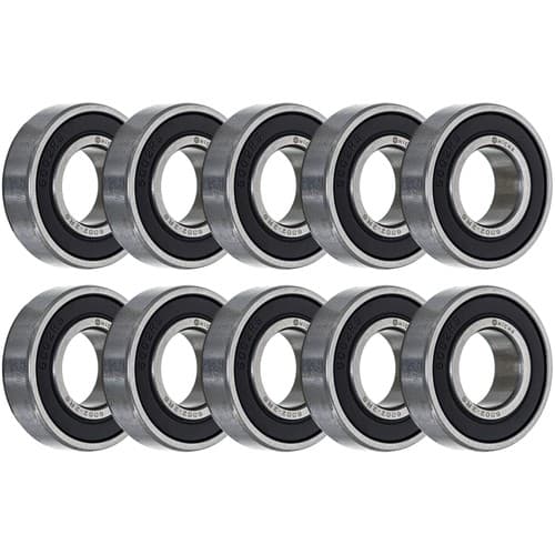 NICHE Wheel Bearing 6002-2RS 15x32x9mm Single Row Deep Groove 10 Pack