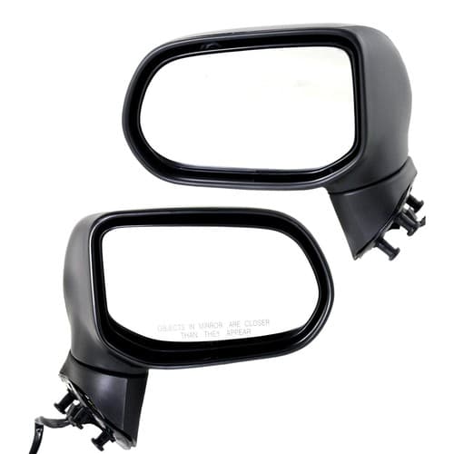 Power Mirror Set Of 2 For 06-11 Honda Civic Heated Textured Black OE Replacement