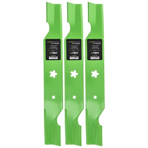 LawnRAZOR Blade Set AYP Husqvarna 187256 532187256 54 Inch Notched High Lift