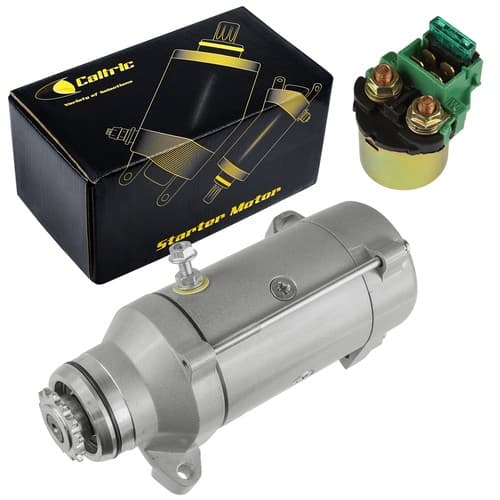 Starter & Relay Solenoid for Honda GL1000 Gold Wing 999Cc 1976 1977 1978 1979