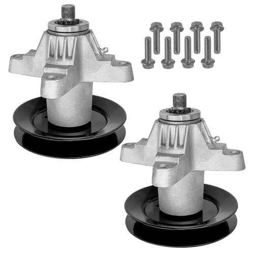 2 Spindle Assembly W/Pulley For Troy Bilt Tb2450 HOrse Mustang XP Rzt 50in Deck