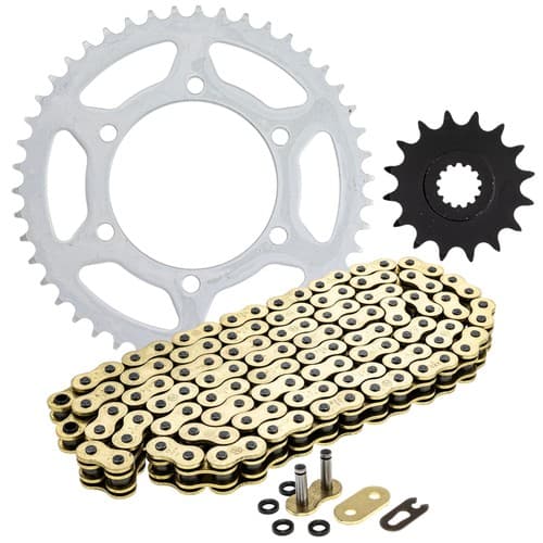 Sprocket Chain Set for Yamaha FZ6 Fazer FZ6 S2 16/46 Tooth 520 X-Ring Front Rear