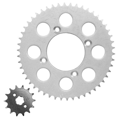 Front & Rear Sprockets Kit for Honda XR100R 1985-2003 / CRF100F 2004-2013