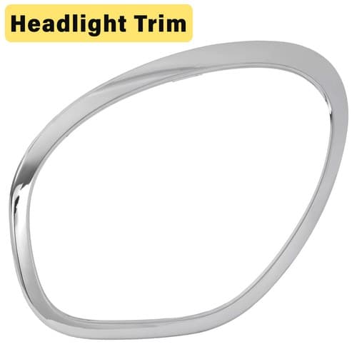 Left For Mini Cooper Countryman 2011-2016 Headlight Bezel Trim Ring Replacement