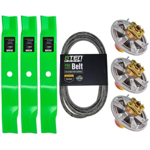 8TEN Blade Spindle Belt Kit for John Deere Z950M Z920M ZTrak 60 Inch TCU15881