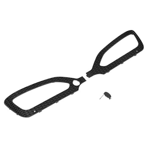 2PCS Fog Light Bezel Cover Trim w/ Hole For Hyundai Santa Fe Sport 2013-2016