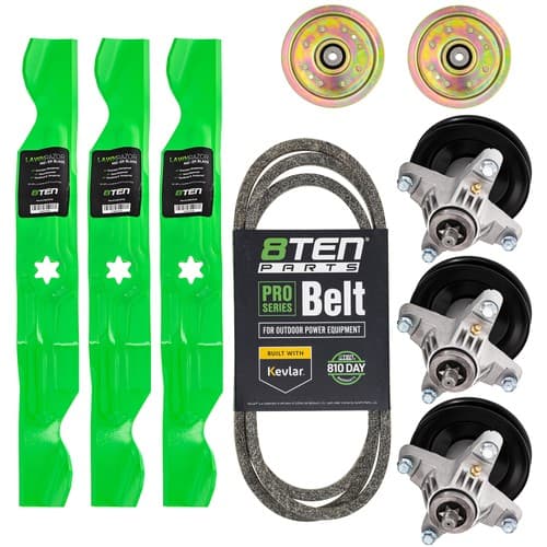Deck Rebuild Kit Blade Spindle Belt Idler for MTD White Outdoors GT950H 50 Inch
