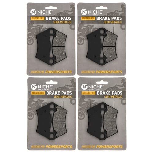 NICHE Semi-Metallic Brake Pad Set for Polaris Sportsman 800 1910514 2000-2018