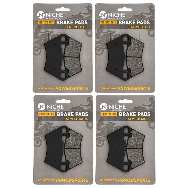 NICHE Semi-Metallic Brake Pad Set for Polaris Sportsman 800 1910514 2000-2018