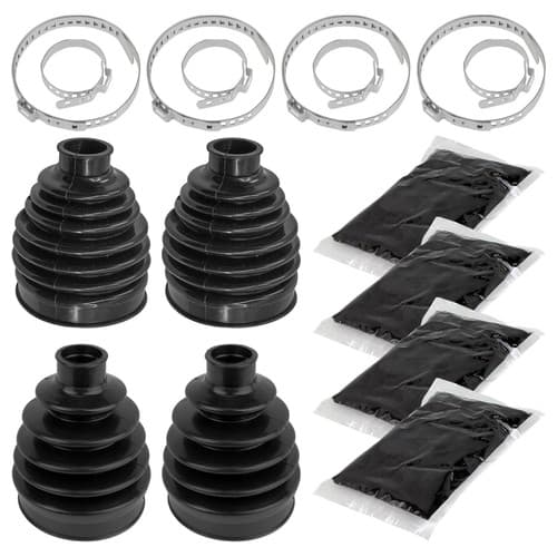 Caltric 2208272 / 2208157 Front Axle Inner and Outer CV Boots for Polaris