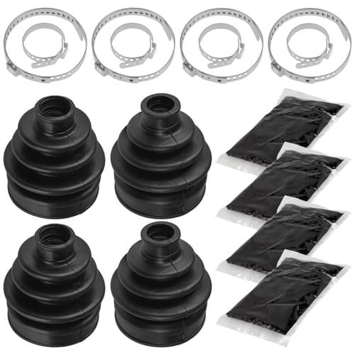 2 Front Axle Inner Outer CV Boot Kit for Honda TRX500FPE Foreman 500 4X4 2007-13