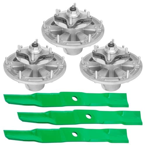 Caltric M128485 TCA24881  Spindles & Blades For John Deere Z997R  60"