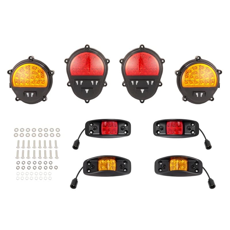 8X LED Side Marker+Brake Lights+Turn Signal For 2 1/2 Ton & 5 Ton Military Truck